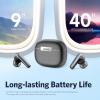 imageEarFun Air 2 Wireless Earbuds 10mm Drivers with LDAC Bluetooth Earbuds HiRes Audio Bluetooth 53 with Multipoint Connection 4 Mics Wireless Charging 40H Playtime App Customization IPX7Black