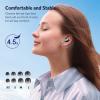 imageEarFun Air 2 Wireless Earbuds 10mm Drivers with LDAC Bluetooth Earbuds HiRes Audio Bluetooth 53 with Multipoint Connection 4 Mics Wireless Charging 40H Playtime App Customization IPX7Black