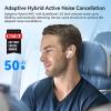 imageEarFun Air Pro 4 Adaptive Hybrid Noise Canceling Wireless Earbuds Qualcomm Snapdragon Sound aptX Lossless 6 Mics AI CVC 80 Call LDAC HiRes Audio 52H Playtime Bluetooth 54 inEar DetectionGlossy White