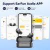 imageEarFun Free 2S Wireless Earbuds Upgraded Version Bluetooth Earbuds with Deep Bass 4 Mics for Clear Call Customizable EQ App IPX7 Waterproof inEar Headphones 30H Playtime Wireless ChargingOld Version