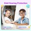 imageEarFun K3 Kids Headphones Over Ear Headphones for Kids Volume Limit HD Stereo Sound USBC Cable Comfortable Fit Foldable Wired Headphones for SchoolTravelBoysGirlsTabletiPad BlueViolet