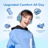 imageEarFun K4 Kids Bluetooth Headphones Wireless Headphones with LED Lights 748594dBA Volume Limited Builtin Mic 90H Playtime Bluetooth 54 Over Ear Headphone for iPadTabletPCSchoolGreen