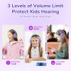 imageEarFun K4 Kids Bluetooth Headphones Wireless Headphones with LED Lights 748594dBA Volume Limited Builtin Mic 90H Playtime Bluetooth 54 Over Ear Headphone for iPadTabletPCSchoolViolet