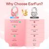 imageEarFun Kids Headphones Wired with Microphone 8594dB Volume Limit Headphones for Kids Portable Wired Headphone with Shareport Stereo Sound Foldable Headset for SchoolTabletiPadKindle Black RedPink Blue