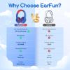 imageEarFun Kids Headphones Wired with Microphone 8594dB Volume Limit Headphones for Kids Portable Wired Headphone with Shareport Stereo Sound Foldable Headset for SchoolTabletiPadKindle Black RedNavy Red