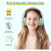 imageEarFun Kids Headphones Wired with Microphone 8594dB Volume Limit Headphones for Kids Portable Wired Headphone with Shareport Stereo Sound Foldable Headset for SchoolTabletiPadKindle Black RedGreen Violet
