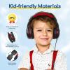 imageEarFun Kids Headphones Wired with Microphone 8594dB Volume Limit Headphones for Kids Portable Wired Headphone with Shareport Stereo Sound Foldable Headset for SchoolTabletiPadKindle Black RedBlueBlackPink