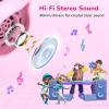 imageEarFun S1 Kids Headphones Foldable Wired Headphones for Kids 85dB Volume Limit Stereo Sound Adjustable Headband Portable Lightweight OnEar Headphone for SchoolTravelBoysGirlsPCTabletPink