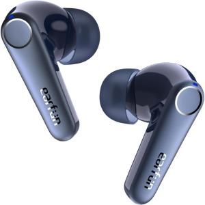 imageEarFun Air Pro 3 Noise Cancelling Wireless Earbuds Qualcomm aptX Adaptive Sound 6 Mics CVC 80 ENC Bluetooth 53 Earbuds Multipoint Connection 45H Playtime App Customize EQ Oat WhiteBlue
