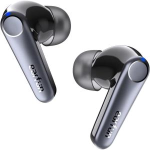 imageEarFun Air Pro 3 Noise Cancelling Wireless Earbuds Qualcomm aptX Adaptive Sound 6 Mics CVC 80 ENC Bluetooth 53 Earbuds Multipoint Connection 45H Playtime App Customize EQ Oat WhiteBlack