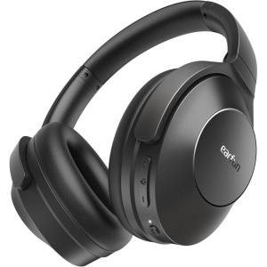 imageEarFun Wave Life Hybrid Active Noise Cancelling Headphones Wireless Over Ear Bluetooth 54 Headphones 4 Mics AI Clear Call Deep Bass 60H Playtime Comfortable Fit Custom EQ Multipoint Connection