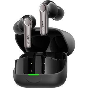 imageEarFun Air Pro 4 Adaptive Noise Cancelling Wireless Earbuds Qualcomm aptX Lossless Snapdragon Sound Dual Drivers 6 Mics AI Clear Calls HiRes Sound LDAC Bluetooth 60 Earbuds 54H Playtime